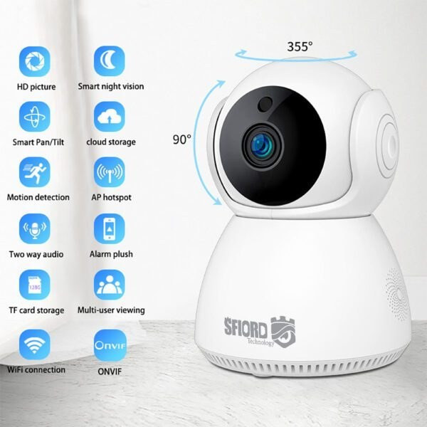 دوربین مدار بسته بی سیم هوشمند اسفیورد W307